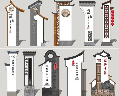 修水美丽乡村标识标牌有哪些分类？